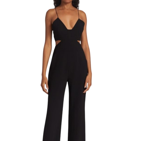 A.L.C Milan cutout Black Jumpsuit.... Size 10 - Picture 3 of 10